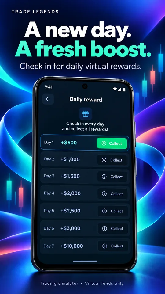 Daily rewards calendar